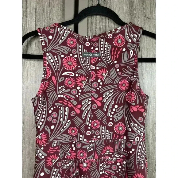 Nuu Muu Dress XS Ruu Muu with Pockets Mini Floral A Line NEW - Picture 8 of 11